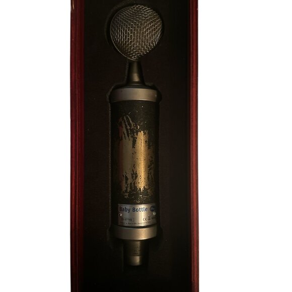 Used Original Blue Baby Bottle Condenser Microphone W/box & Mount 22-27740 - Picture 2 of 4